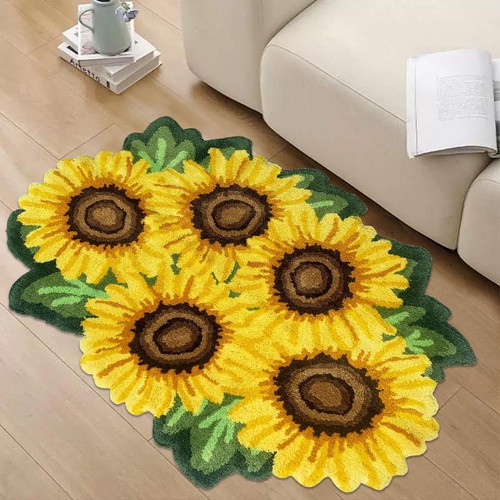 Sunflower rugs large fluffy - large,